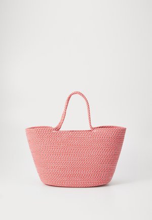 PCKIRSTINE BASKET BAG  - Shopping Bag - grenadine pattern:rose shadow