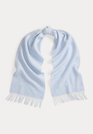 Polo Ralph Lauren, FRINGE TRIM WOOL SCARF - Écharpe - blue
