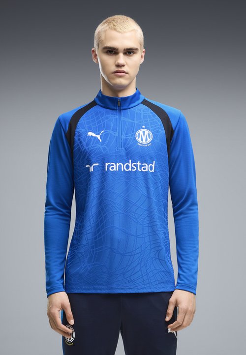 PUMA OLYMPIQUE MARSEILLE TRAINING 1/4 ZIP TOP - Club wear - team royal-deep navy — photo 2