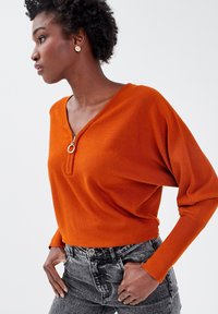 Cache Cache Strickpullover - marron cognac