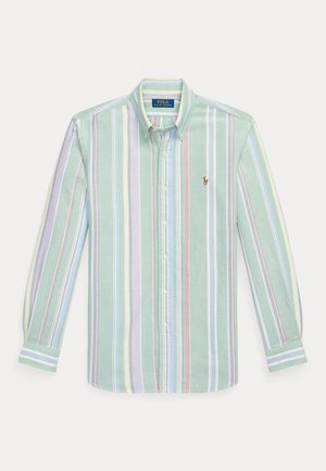 Polo Ralph Lauren CUSTOM FIT STRIPED OXFORD SHIRT - Cămașă - green/purple/multi-coloured