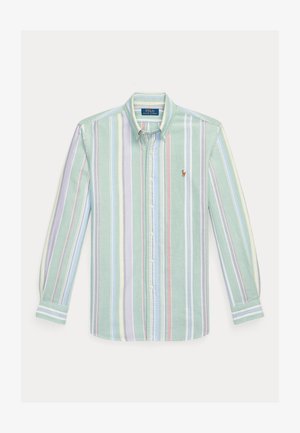 Polo Ralph Lauren CUSTOM FIT STRIPED OXFORD SHIRT - Pluus - green/purple/multi-coloured
