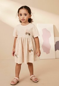 Next SEQUIN REGULAR FIT  - Jerseykjole - pale pink