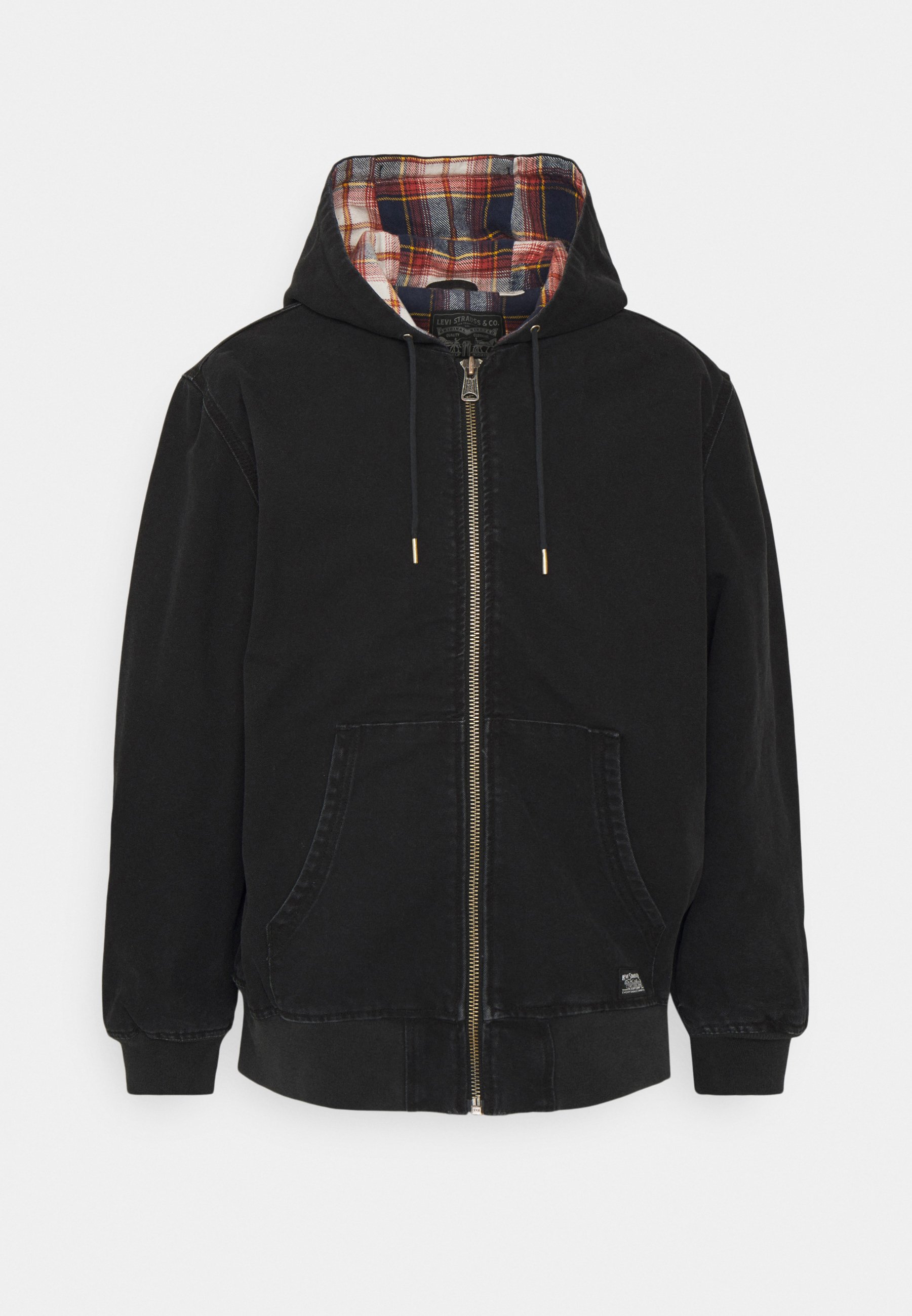 levi jacket with hood