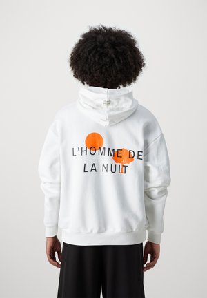 EDVARD UNISEX - Φούτερ με κουκούλα - off white