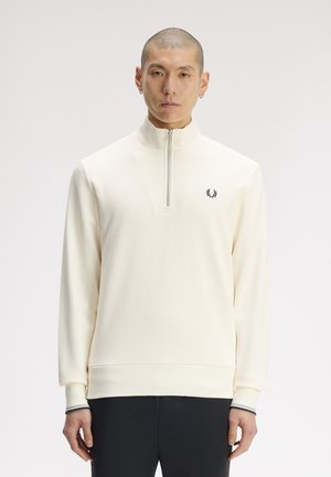 Fred Perry, HALF ZIP - Суитшърт - ecr/seagrs/dkair