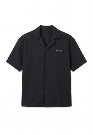 Pegador, TROY PLISSEE SUMMER SHIRT - Camisa - black