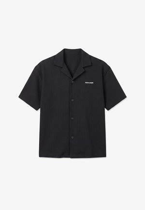 Pegador, TROY PLISSEE SUMMER SHIRT - Camisa - black