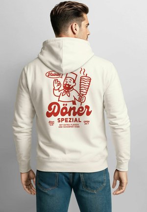 BACKPRINT DÖNER DESIGN HABIBI DÖNER SPEZIAL FUN  - Kapuzenpullover - urban grey