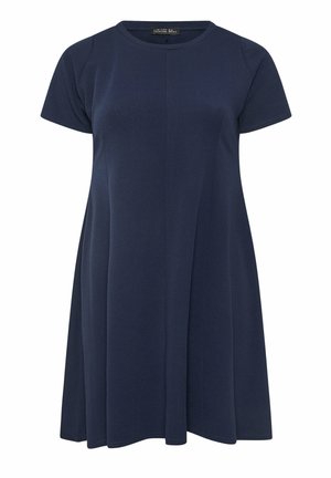 Yours Clothing, WOMEN'S SKATER DRESSES - DRESS - Vestito di maglina - navy