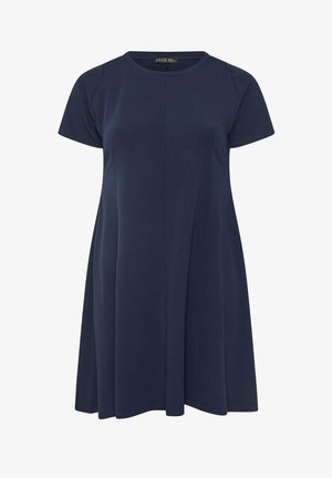 Yours Clothing, WOMEN'S SKATER DRESSES - DRESS - Vestito di maglina - navy