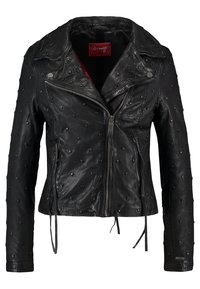 Maze HEART - Lederjacke - black