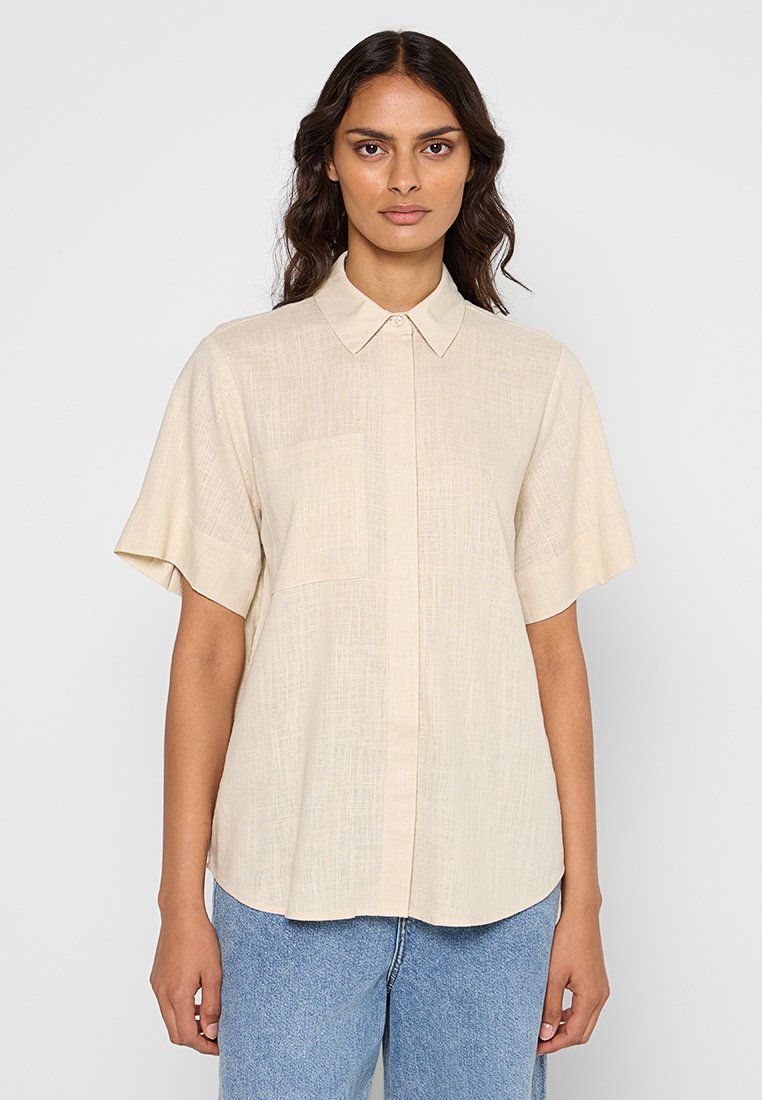 Selected Femme Overhemdblouse beige