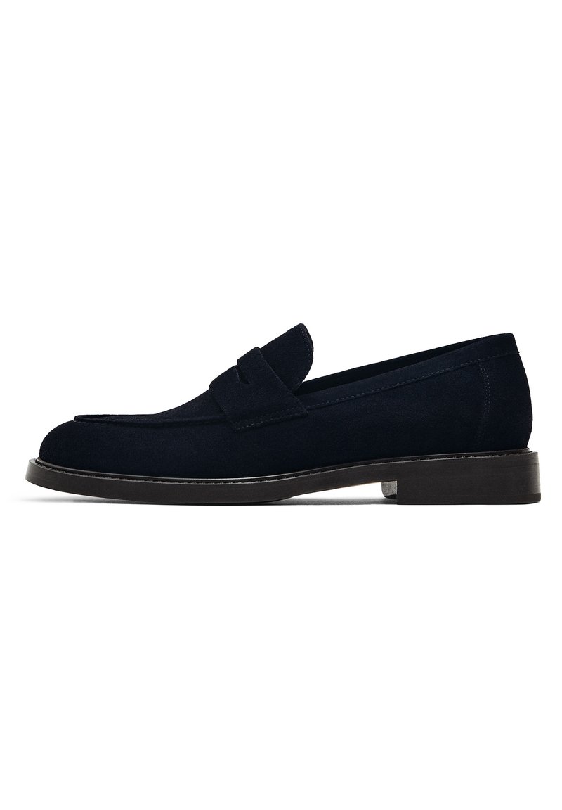 Massimo Dutti Slip-ins - blue-black denim