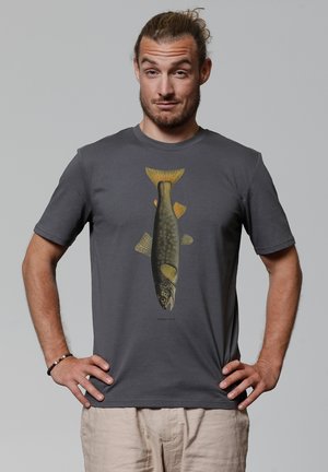 watapparel FORELLE - T-Shirt print - anthracite