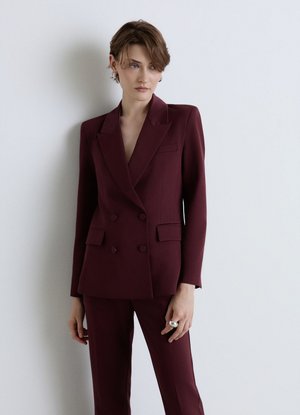 Calliope, GIACCA TINTA UNITA - Blazer - prugna