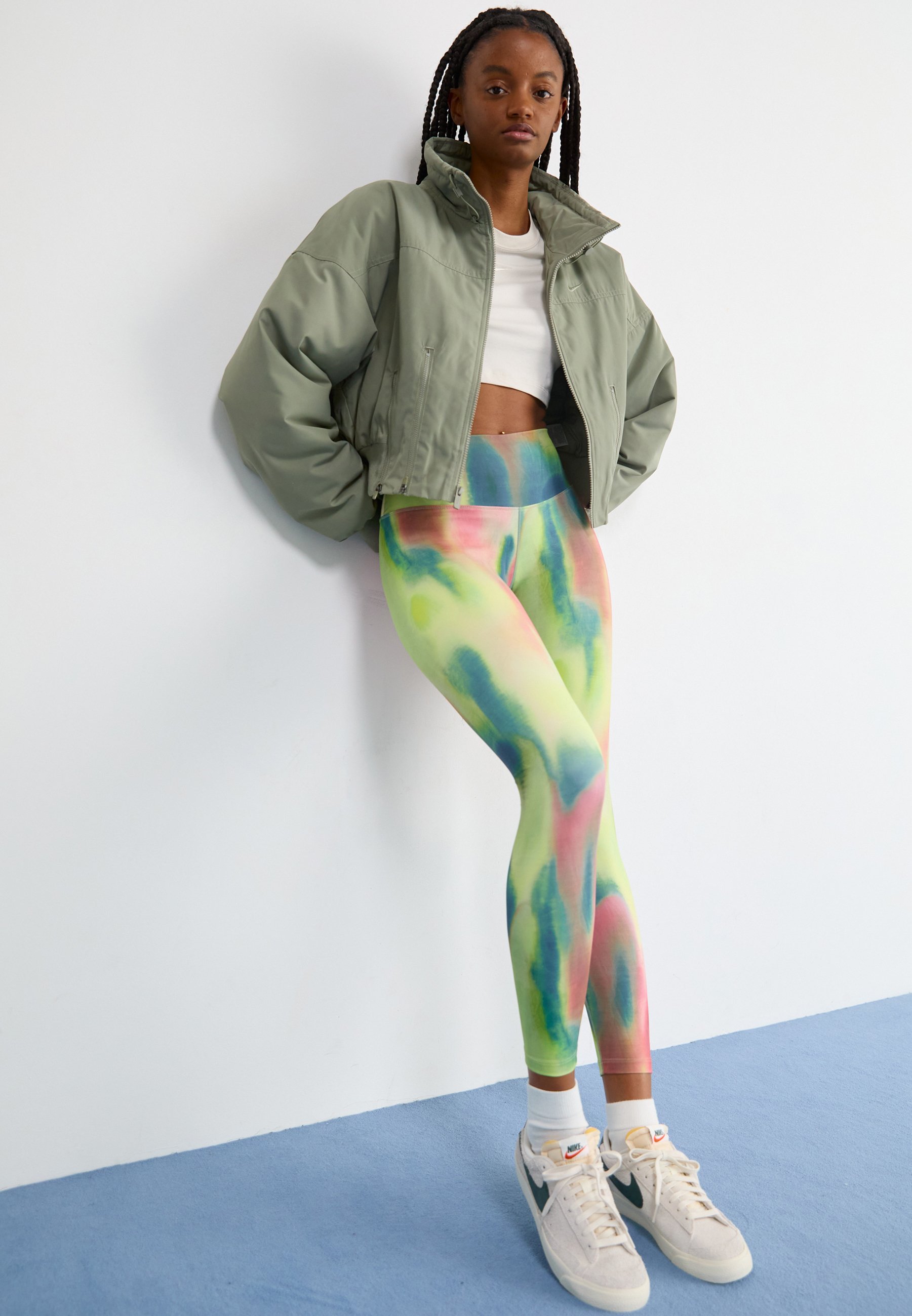 Nike Sportswear TIGHT - Leggings - aster pink/multicolore - Zalando.it