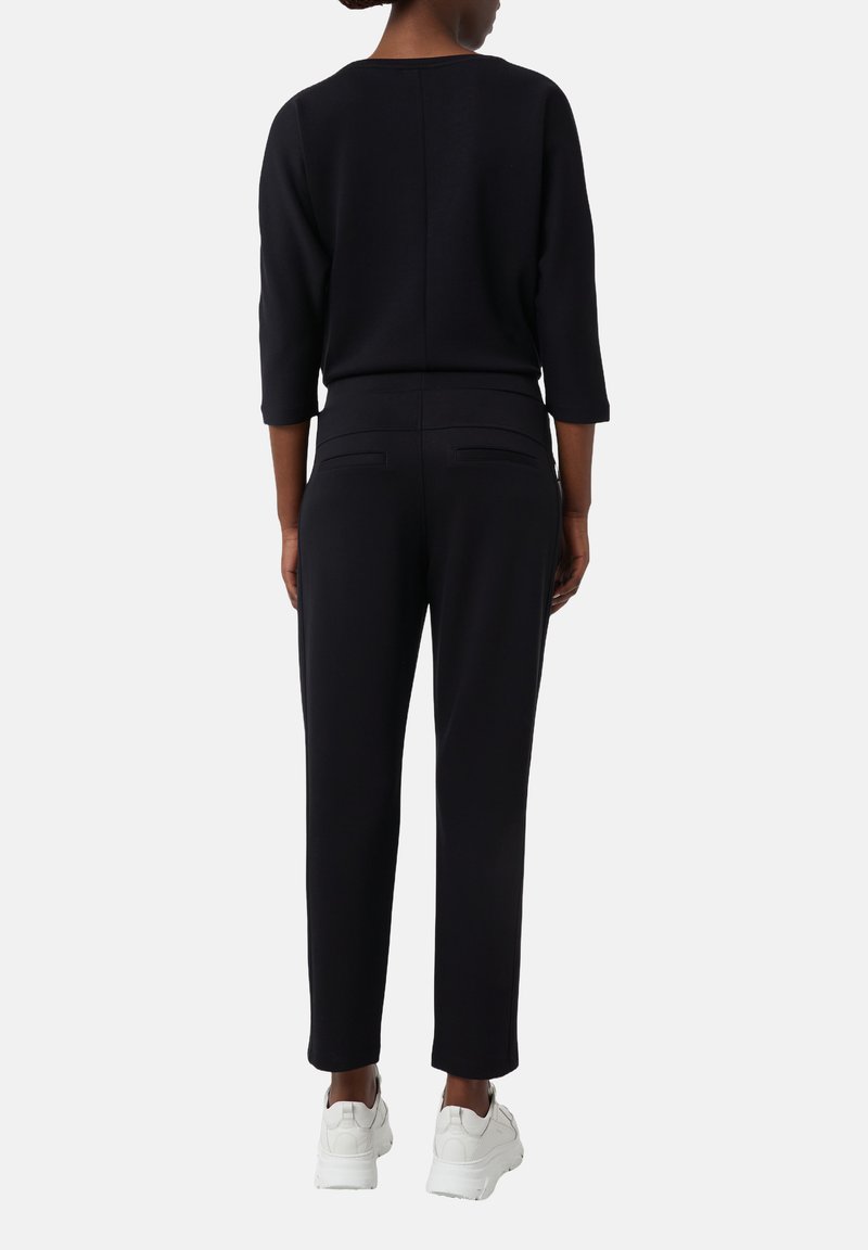 comma casual identity MIT REISSVERSCHLUSS Trousers schwarz