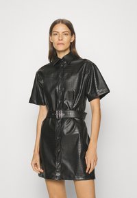 HUGO - KERVE - Blousejurk - black Miniatuurafbeelding 1