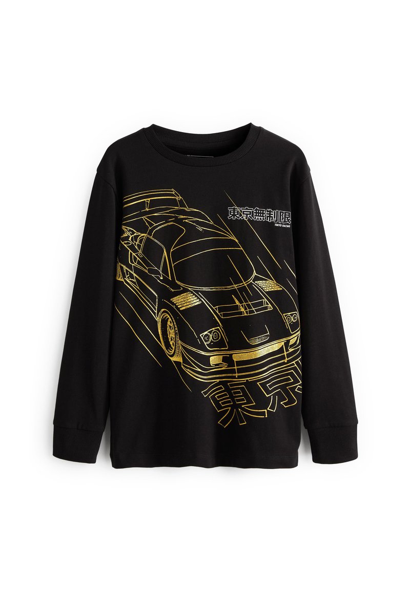 Kinder T-Shirts | Next LONG SLEEVE Langarmshirt black gold car/schwarz - XQ35442 Kinder T-Shirts | Next LONG SLEEVE Langarmshirt black gold car/schwarz - XQ35442