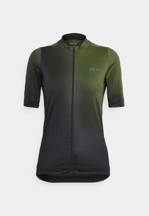 ARDENT WOMENS - Cycling Jersey - utility green/black