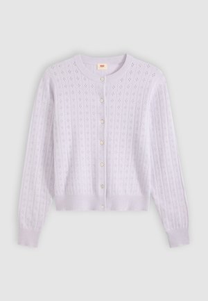 Levi's®, SUPER SOFT CREWNECK CARDI POINTELLE - Chaqueta de punto - lavender blue