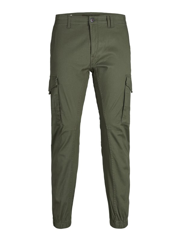 JJIPAUL JJFLAKE  - Cargo trousers - olive night2