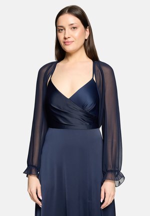 MIT GEKRÄUSELTEM AUSSCHNITT BOLERO - Blazer - night sky