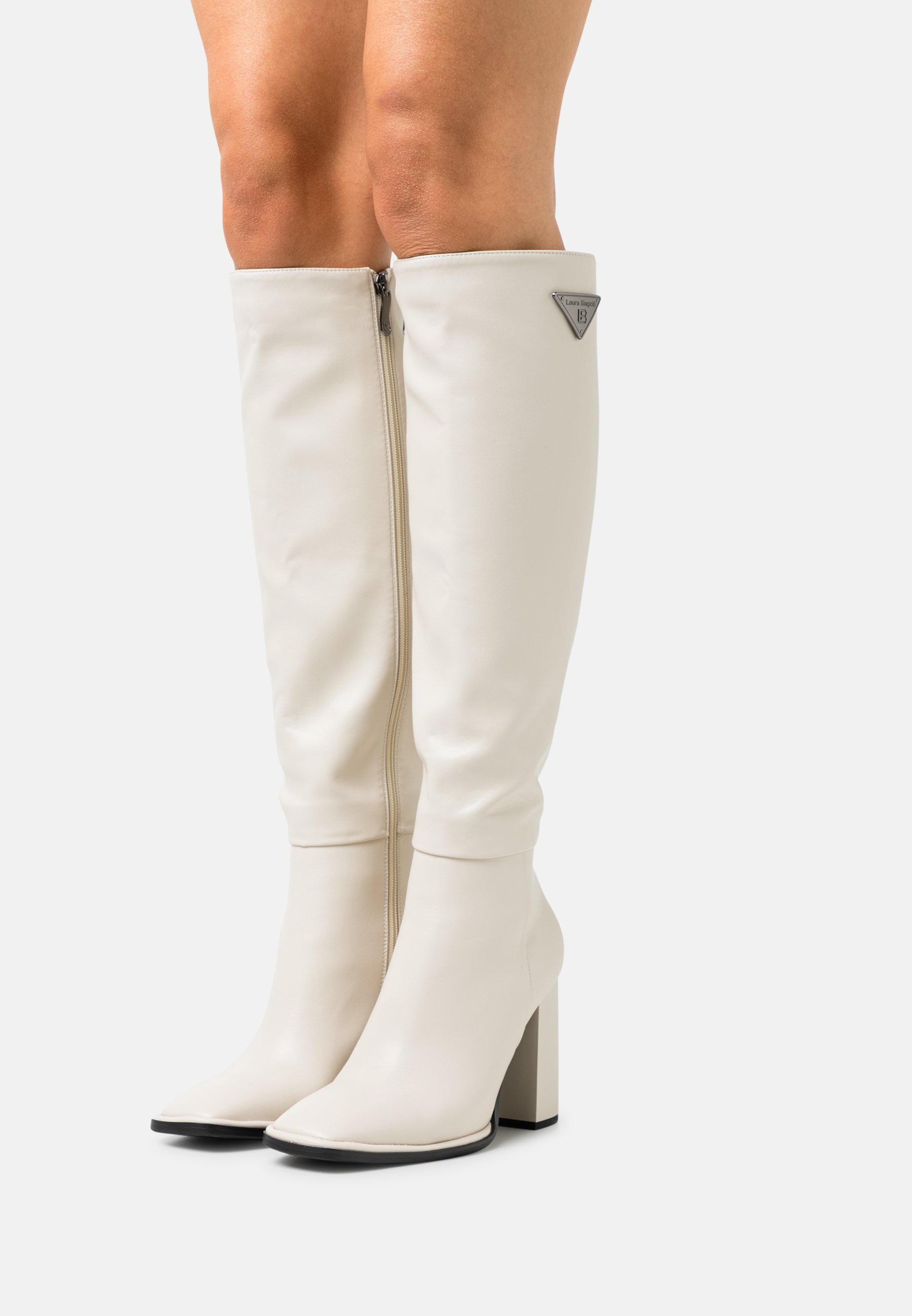 Laura Biagiotti Laarzen met hoge hak - white/wit - Zalando.nl