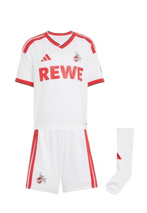 adidas Performance 1. FC KOELN 26/27 HOME KIDS UNISEX SET - Sports shorts - white