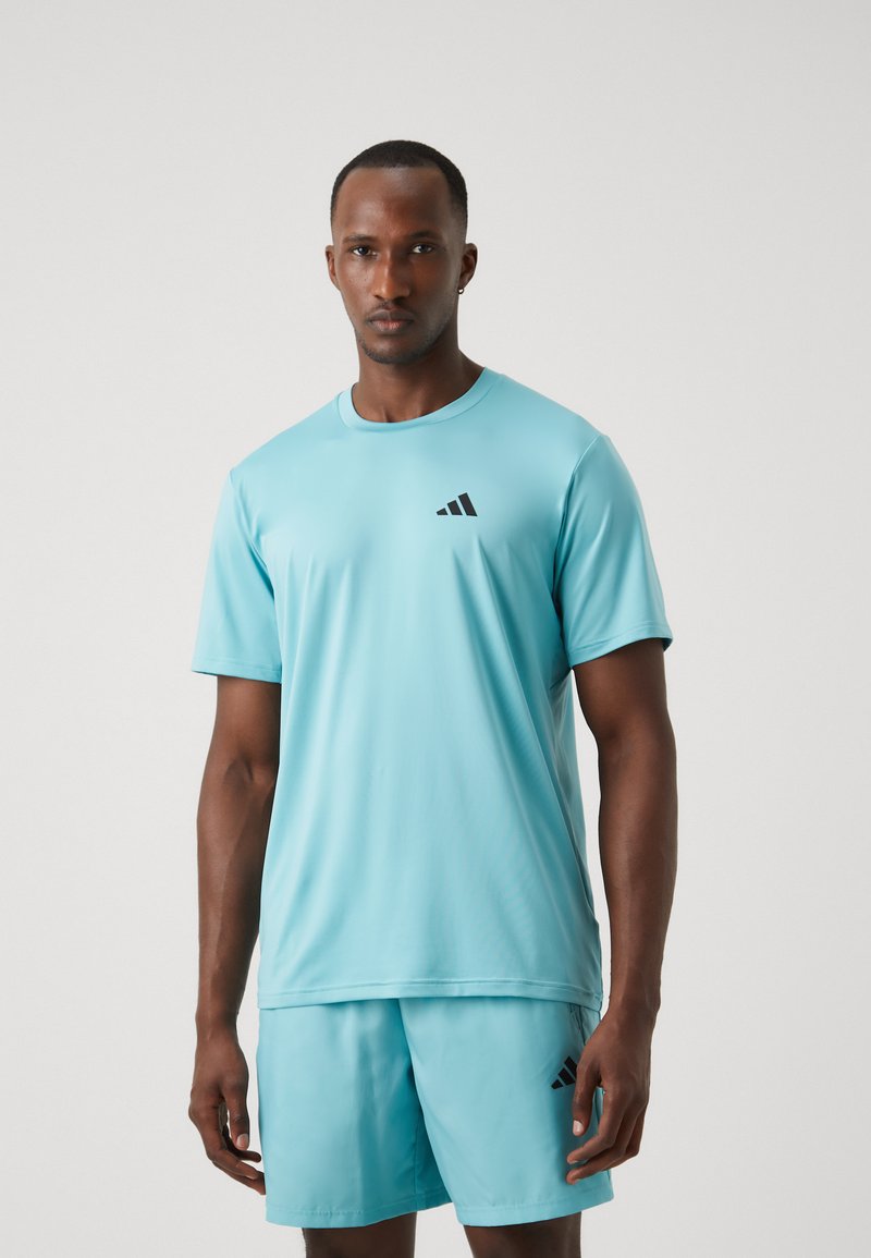 adidas Performance STRETCH - T-skjorte til trening - mint ton/black