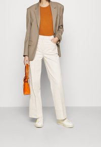Selected Femme Tygbyxor - off-white
