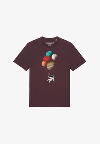 Niet geselecteerd, red brown