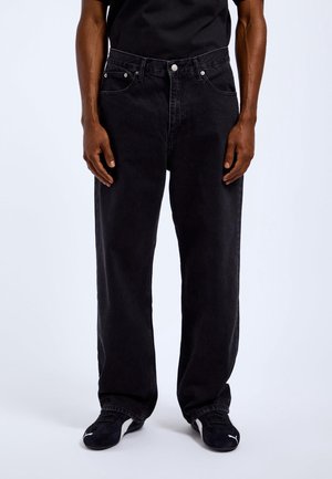 Relaxed fit jeans - black denim