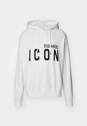 DSQUARED2 ICON COOL FIT HOODIE - Sweatshirt - white