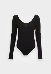 LOW BACK BODY - Camisola de manga comprida - black