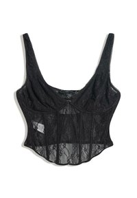 BLONDE STRAPPY - Blůza - black
