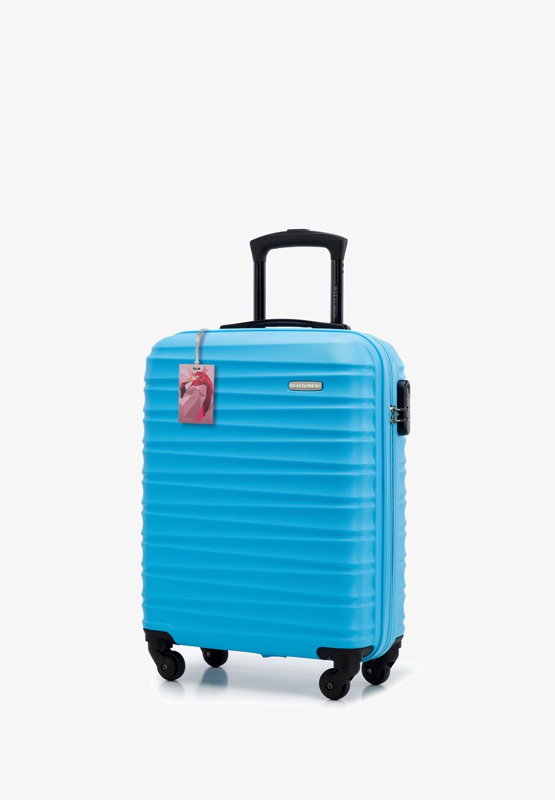 WITTCHEN SMALL SUITCASE WITH LUGGAGE TAG FROM ABS - Valise à roulettes - blue