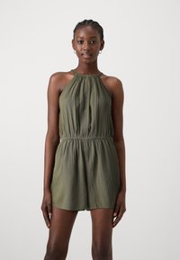 GAP HALTER ROMPER - Kombinezons - olive night