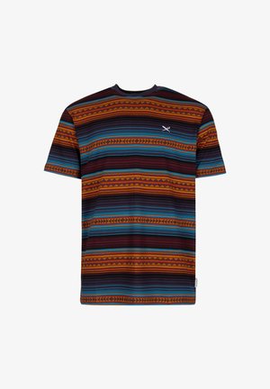 Iriedaily, VINTACHI - Print T-shirt - navy