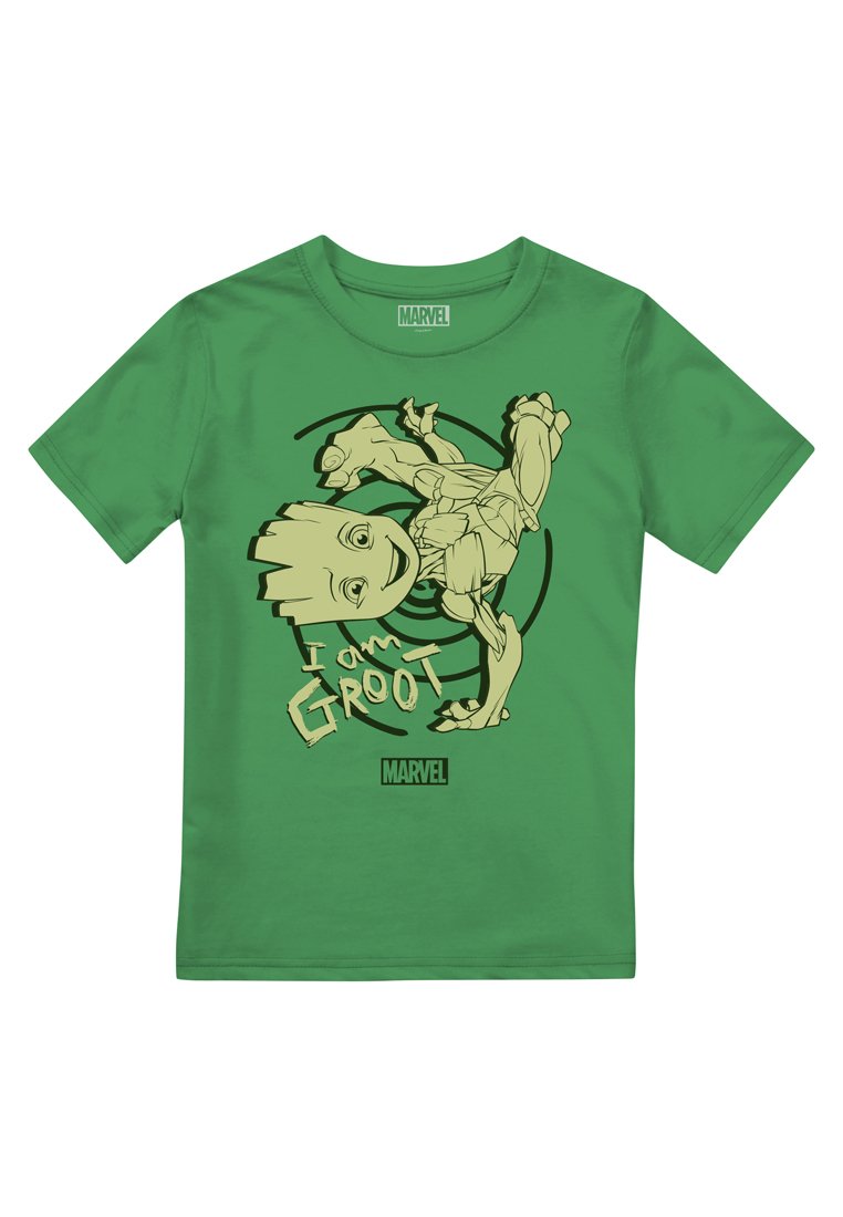 Marvel T-shirt con stampa verde