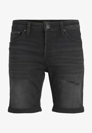 Denim shorts - black
