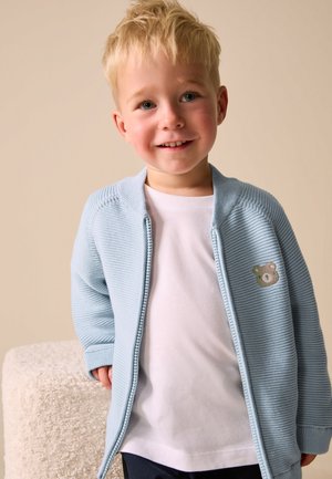 Next, ZIP THROUGH STANDARD - Vest - light blue