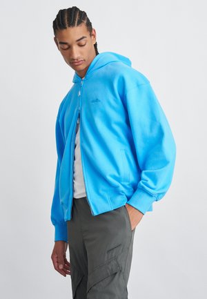 KALVINI - Felpa con zip - blue