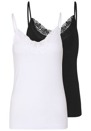 VMINGE SINGLET 2 PACK - Top - black/bright white