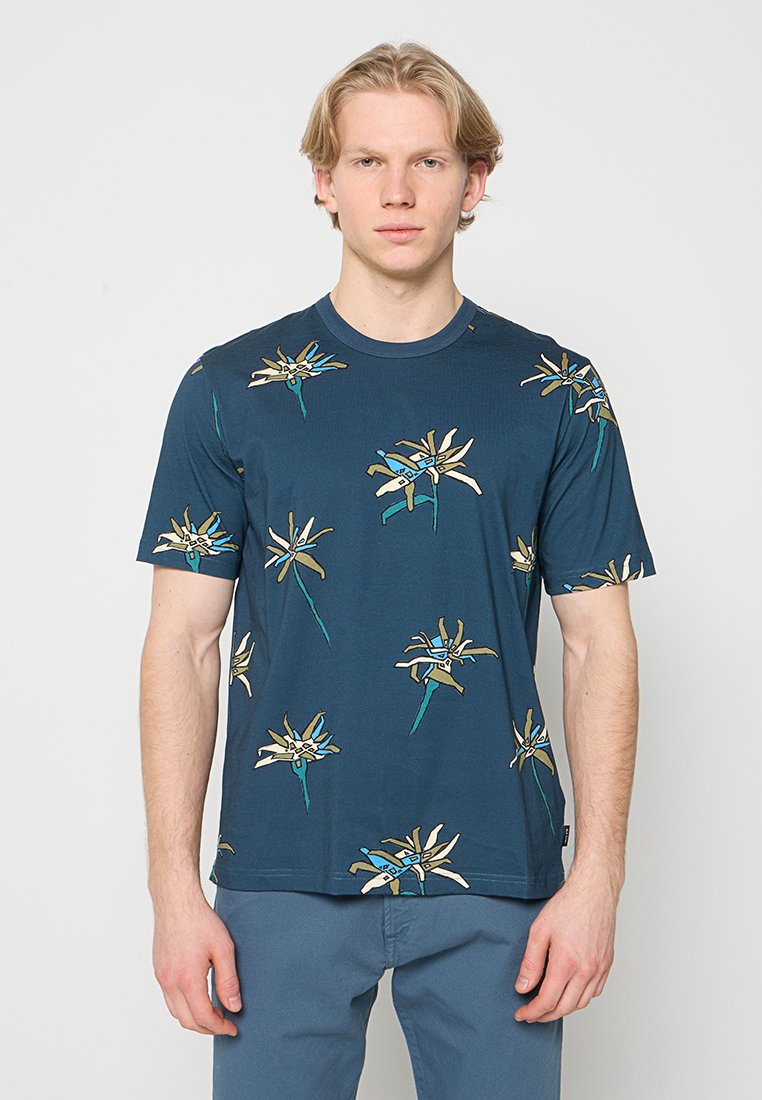 PS Paul Smith T-shirt print blauw