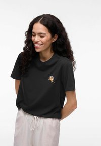 VILA VINORA  - T-shirts basic - black beauty