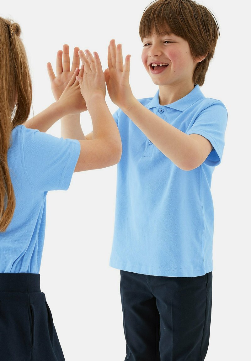 Marks & Spencer 3PK UNISEX SCHOOL Poloshirts blue/blå Zalando.dk