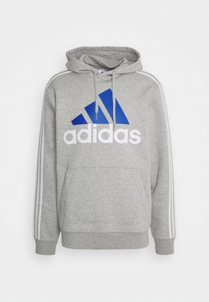 adidas Performance Jersey con capucha - medium grey heather/white
