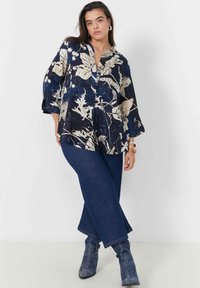 Jean Marc Philippe IMPRESSION FLORAL - Blouse - bleufleur
